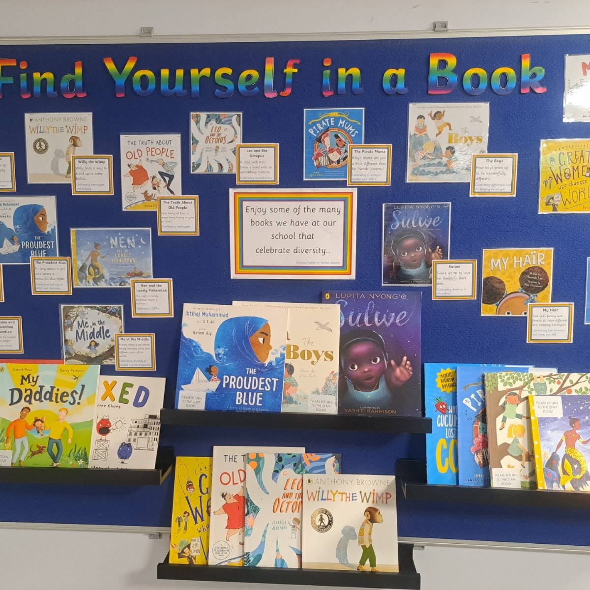 William Ransom Primary School - Diversity Book Display